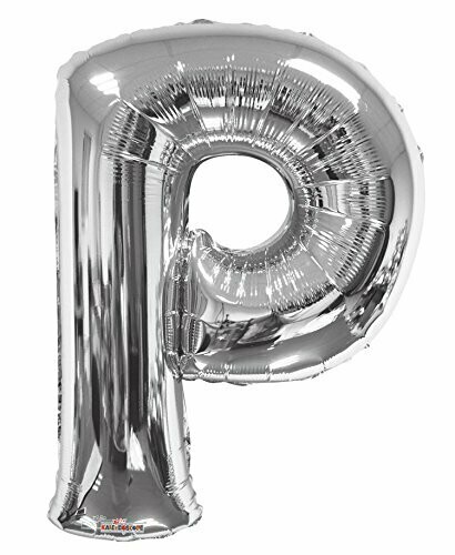 34&quot; Silver Foil Letter &quot;P&quot; Balloon