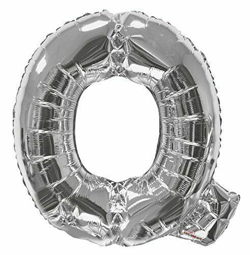 34&quot; Silver Foil Letter &quot;Q&quot; Balloon