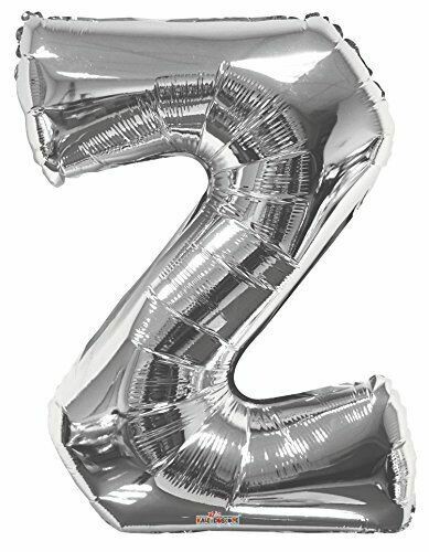 34&quot; Silver Foil Letter &quot;Z&quot; Balloon