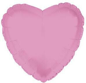 17&quot;  Pink Heart Foil Balloon