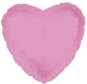 17" Pink Heart Foil Balloon