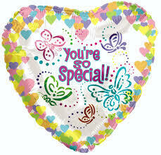 17" You're So Special Butterflies Foil Balloon