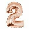40" Rose Gold Foil Number "2" Balloon