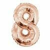 40" Rose Gold Foil Number "8" Balloon