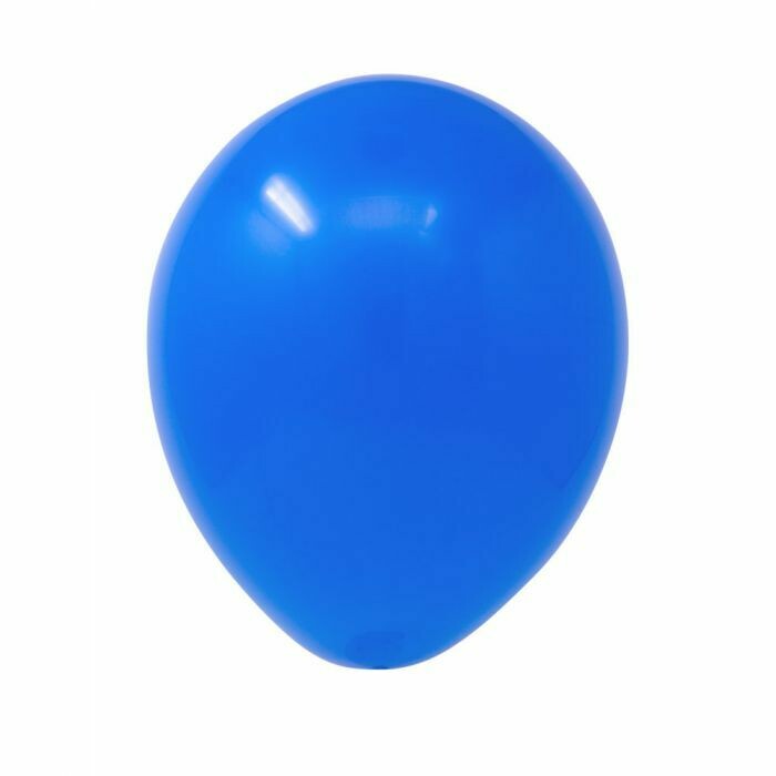 12" Royal Blue Latex Balloon (50 per bag)