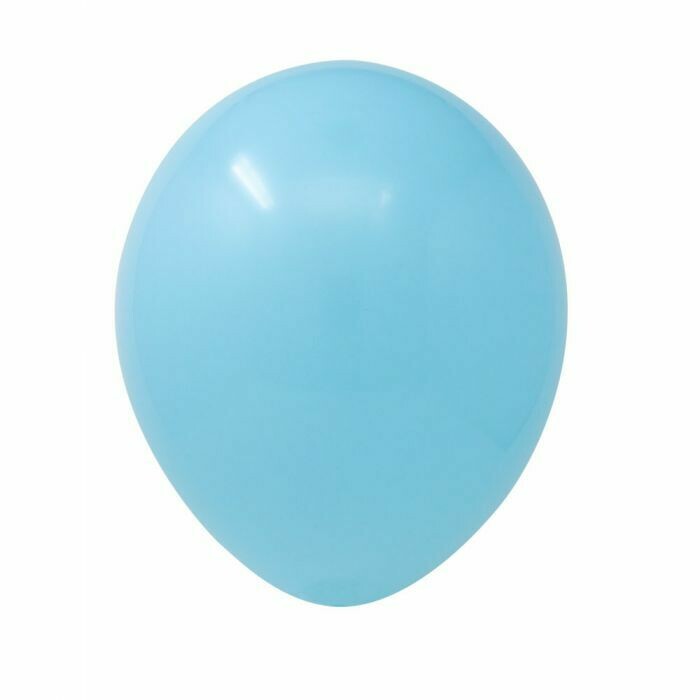 12" Light Blue Latex Balloon (50 per bag)
