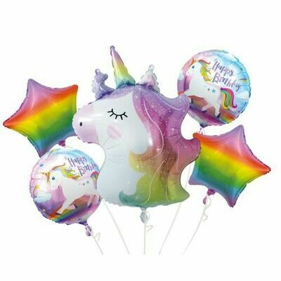 Unicorn Mylar Balloon Kit
