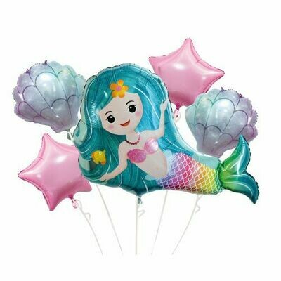 Mermaid Mylar Balloon Kit