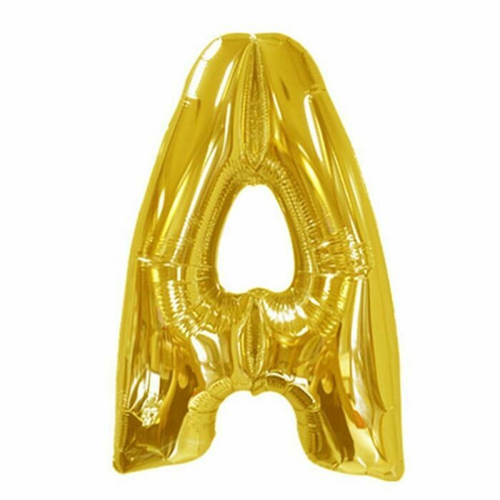 40&quot; Gold Foil Letter &quot;A&quot; Balloon