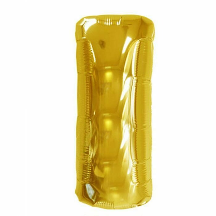 40&quot; Gold Foil Letter &quot;I&quot; Balloon