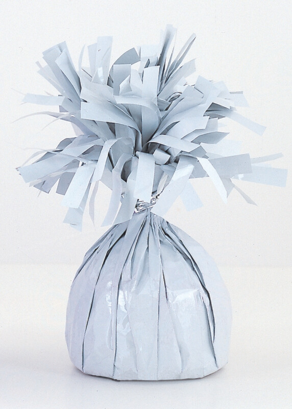 White Foil Balloon Weight