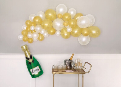 Champagne Balloon Cascade Decorating Kit