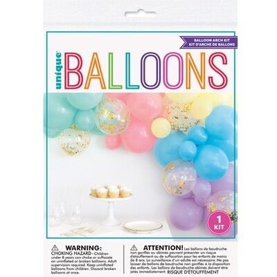 Pastel Balloon Decorating Arch Kit