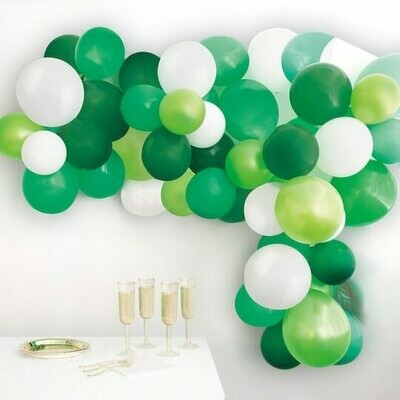 Green Balloon Arch Decorating Kit