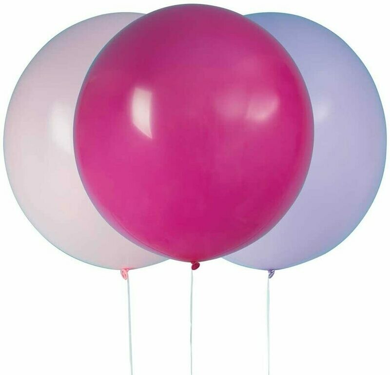 24 24" Balloons - Pink and Purple