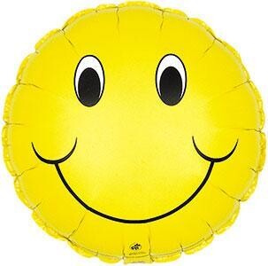 17" Smiley Face Foil Balloon