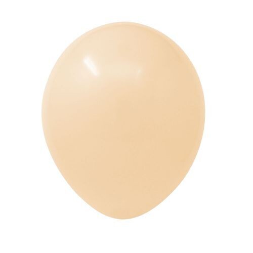 12" Pastel Peach Latex Balloon (50 per bag)