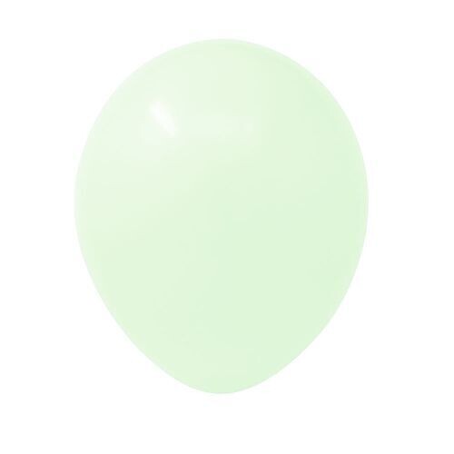 12" Pastel Green Latex Balloon (50 per bag)
