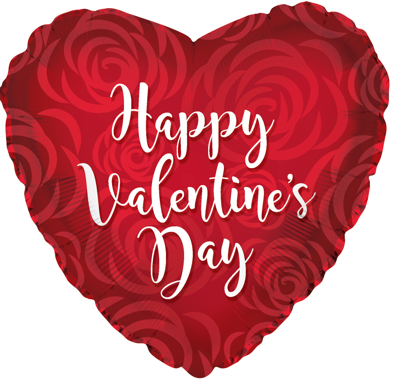 17&quot; Happy Valentines Day Rose Petal Pattern