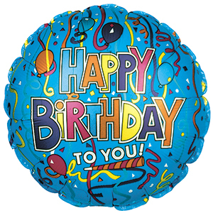 17&quot;Happy Birthday to You Foil Balloon