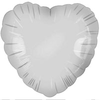 18&quot; Silver Heart Foil Balloon