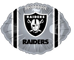 18&quot; Oakland Raiders NFL Foil Balloon