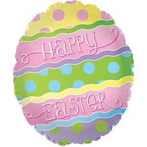 17&quot; Happy Easter Flowers and Eggs