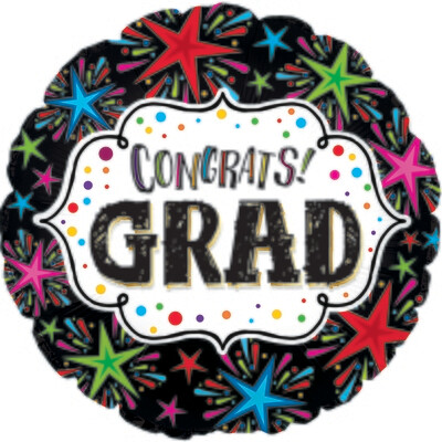 17" Congrats Grad Starburst