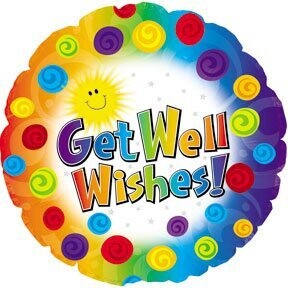 17"Get Well Dots and Swirls