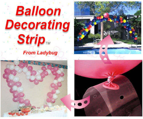 Lady Bug Balloon Garland Decorator Strip