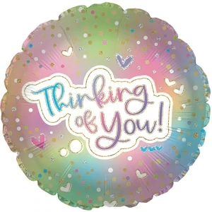 17&quot; Thinking of You Irridescent Foil Balloon