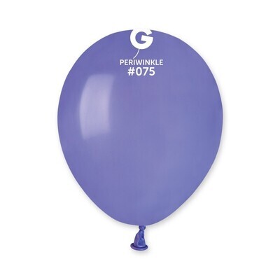 5" Latex Balloon- Perwinkle #075 - A50
