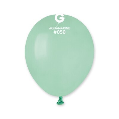 5" Latex Balloon- Aquamarine #050 - A50