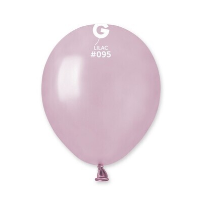 5" Latex Balloon- Metallic Lilac #095 - A50