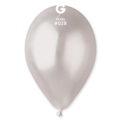 12" Latex Balloon- Metallic Pearl #028 - G110