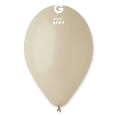 12" Latex Balloon- Latte #084 - G110