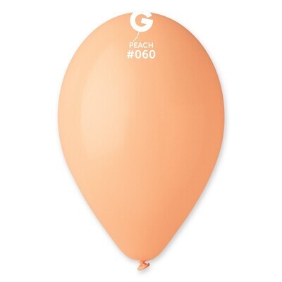 12" Latex Balloon- Peach #060 - G110