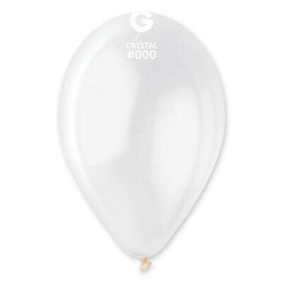 Clear colored Gemar 12&quot; latex balloon