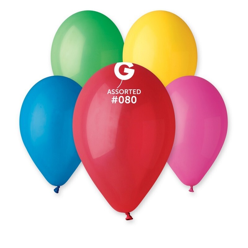 Classic assorted colored Gemar 12&quot; latex balloon