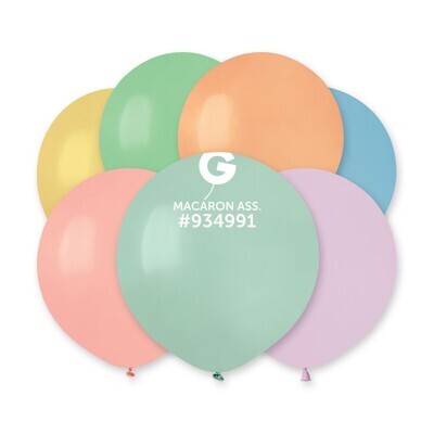 19" Latex Balloon- Macaron Assortment - G150