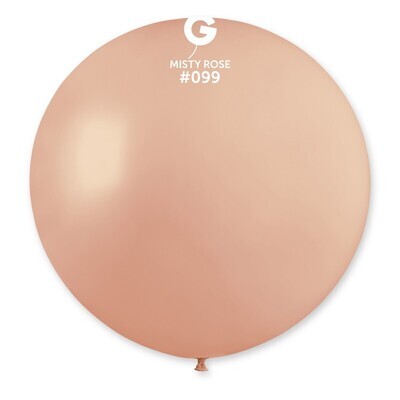 31" Latex Balloon- Misty Rose #099 - G30