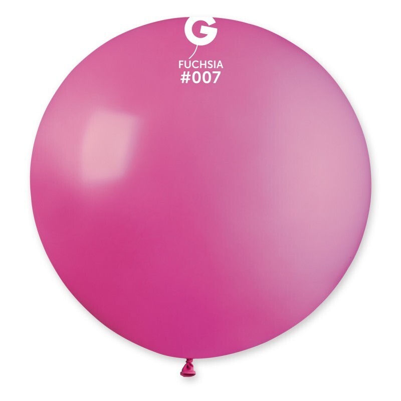 31&quot; Latex Balloon- Fuchsia #007 - G30