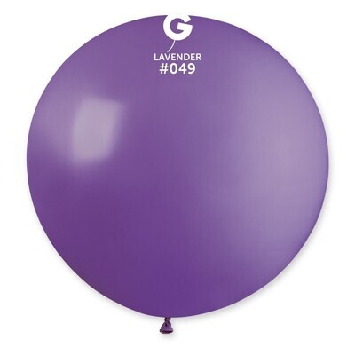 31" Latex Balloon- Lavender #049 - G30