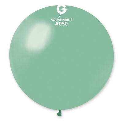 31" Latex Balloon- Aquamarine #050 - G30