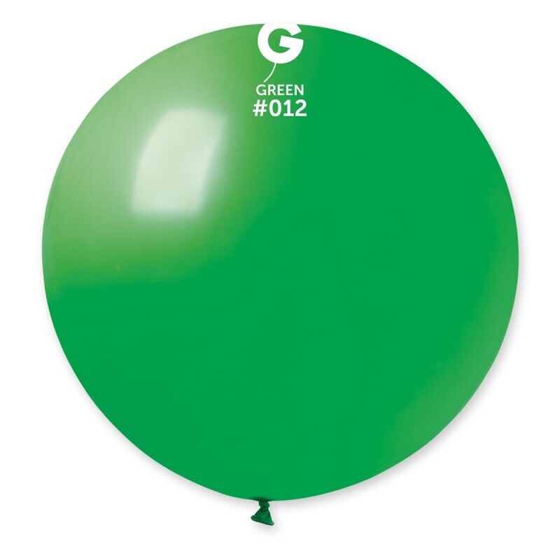 31&quot; Latex Balloon- Green #012 - G30