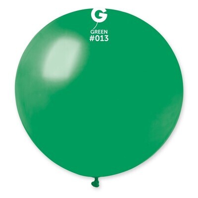31" Latex Balloon- Green #013 - G30