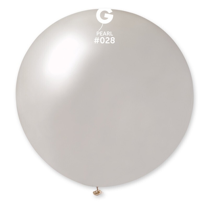 31&quot; Latex Balloon- Metallic Pearl #028 - GM30