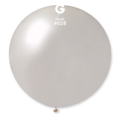 31" Latex Balloon- Metallic Pearl #028 - GM30