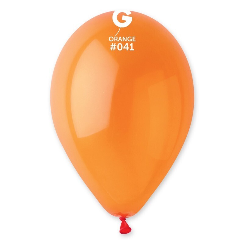 Orange colored Gemar 12&quot; latex balloon