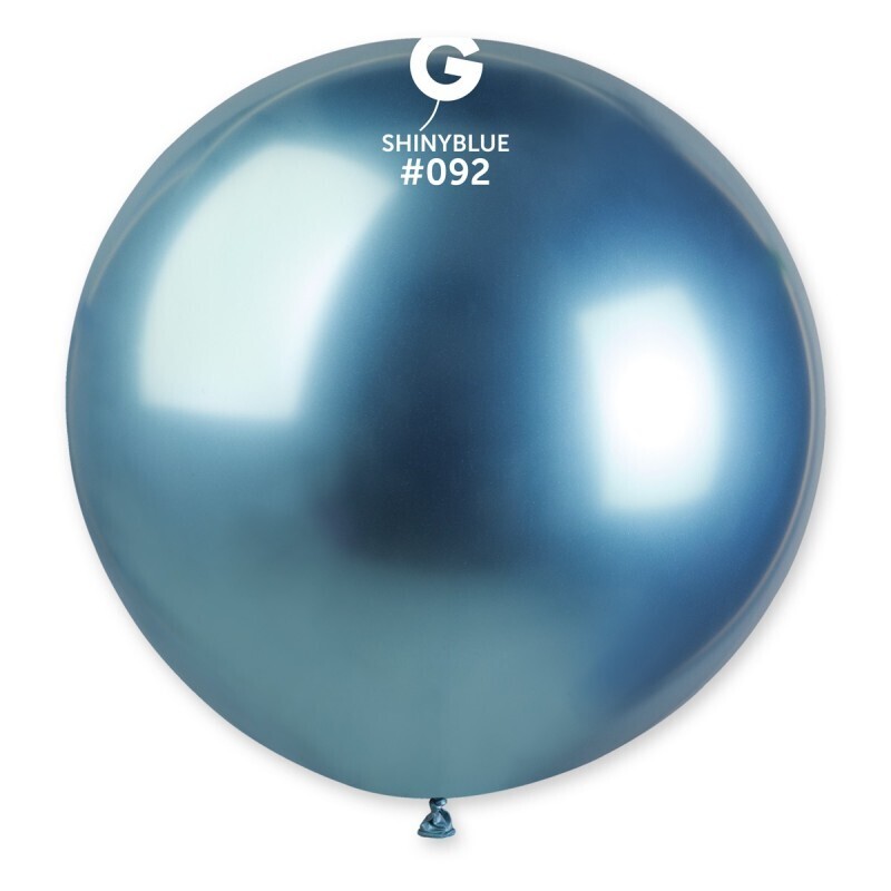 31" Latex Balloon- Shiny Blue #092